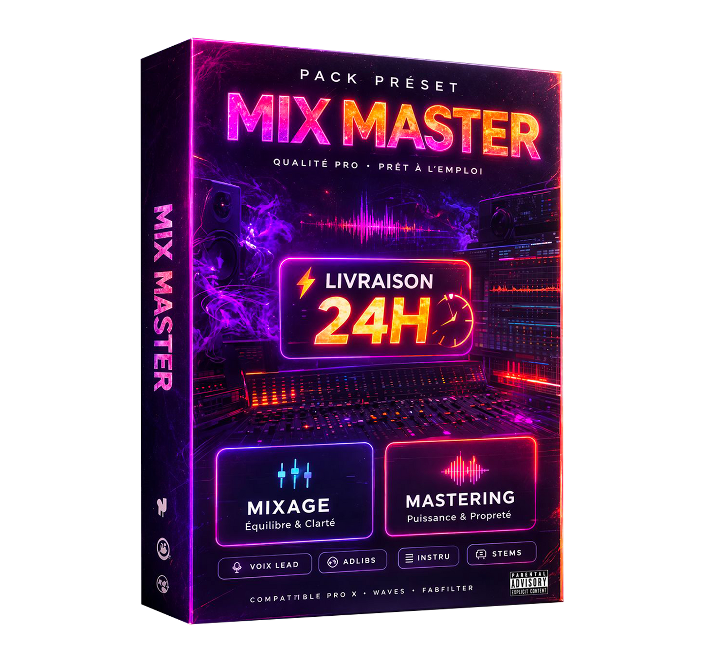 MIX & MASTERING PRO - LIVRÉ EN 24H